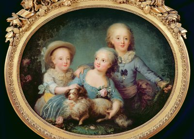 Les enfants de Charles de France, 1781 - French School